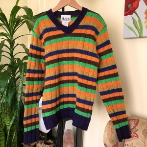 VTG Dolce & Gabbana Multicolored Striped Sweater